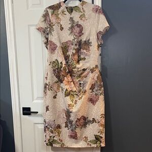 Adrianna Papell Mock Turtle Neck Short Dress - Size 16 - NWT